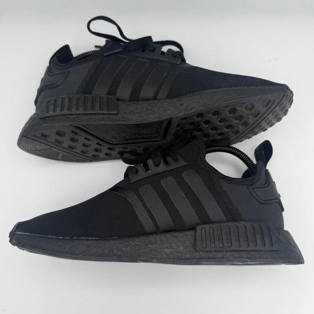 Men's adidas NMD_R1 Triple Black Athletic Comfort Shoes Sz 7 Men's (8.5 Women's)